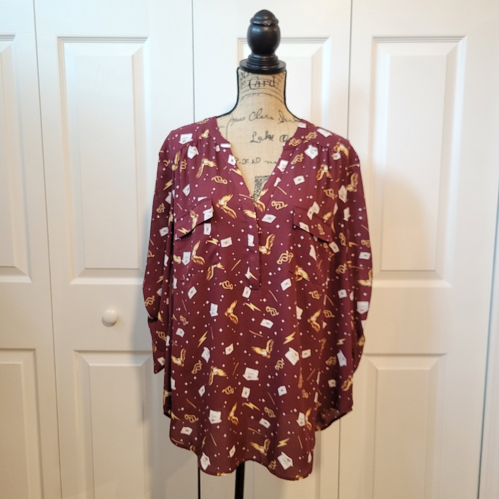 Harry Potter Georgette Pullover Blouse torrid 2